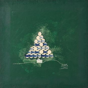 Carl Fredrik Reuterswärd, oil on canvas, signed and dated 1961-62 verso.