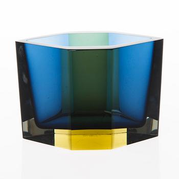 KAJ FRANCK, A KF250 'Pillar' glass vase signed K. Franck Nuutajärvi Notsjö -61.