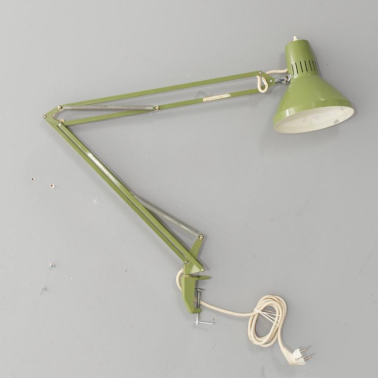 SKRIVBORDSLAMPA, LEDU, 1900-talets andra hälft.
