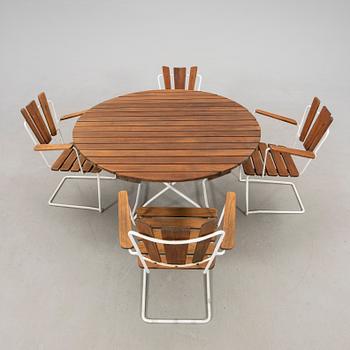 Garden Furniture 5 pcs Mid-20th Century.