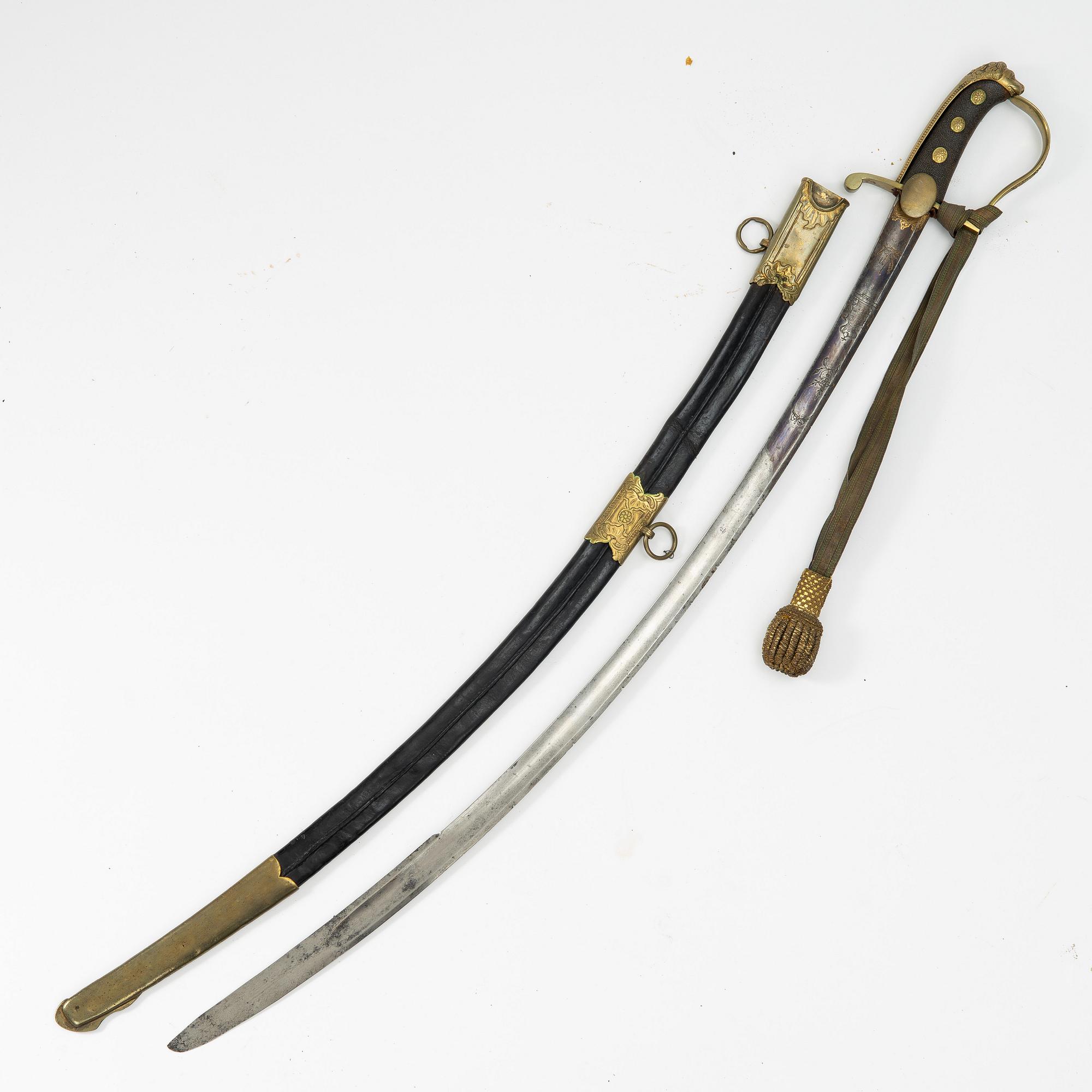 A Swedish officer's sabre from around the year 1800.
