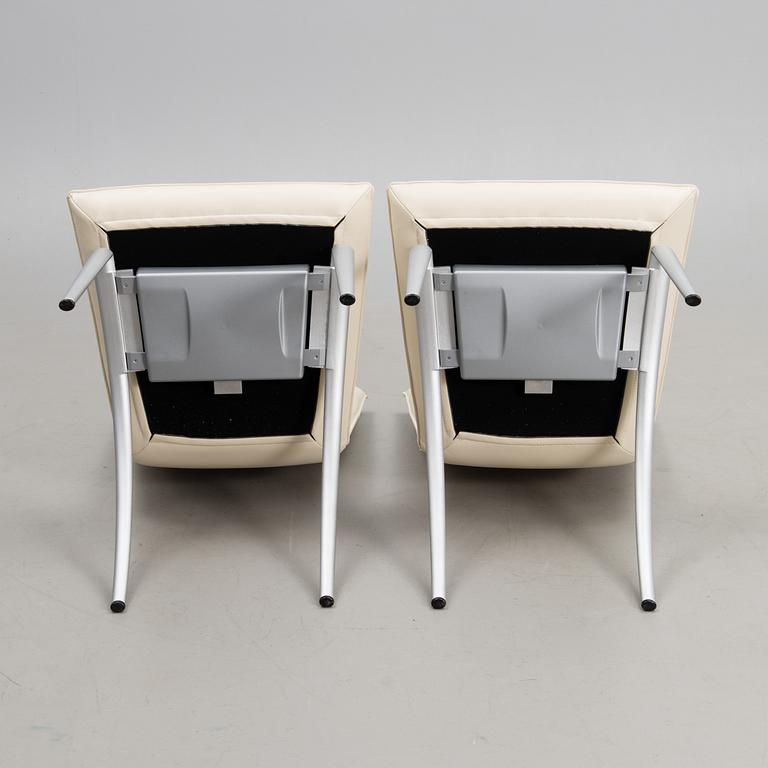 ROLF BENZ, a set of 2 chairs, model 7000 early 21 st century.