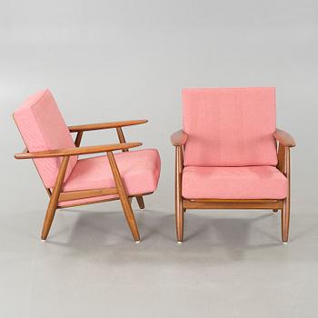 a pair of armchairs model "GE-240", Getama, Denmark.