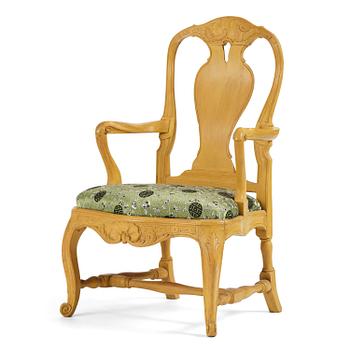 50. A Swedish rococo armchair attributed to P. Österman (master in Stockholm 1746-76).