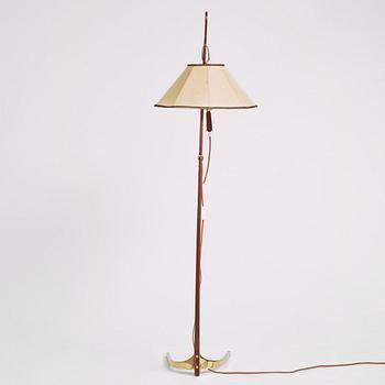 Floor lamp, J. T. Kalmar (1884-1968), model 2076, 'Dornstab', Vienna, Austria, mid-20th Century.