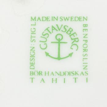 Stig Lindberg, 4 pieces, "Tahiti", Gustavsberg.