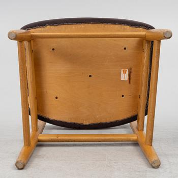 Børge Mogensen, four oak chairs, 'Öresund', Bra Bohag, Karl Andersson.