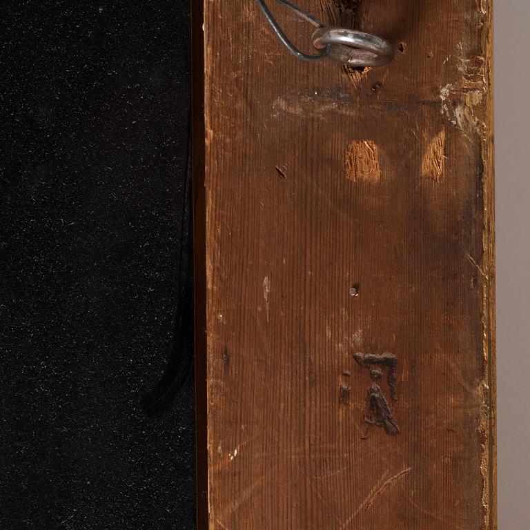 Spegel, av Johan Åkerblad (mästare i Stockholm 1758-1799), Sengustaviansk.