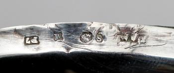 RAMAR, 2 st, silver, enligt uppgift Gustav Alfred Dahlgren, Malmö, 1917 samt 1920.