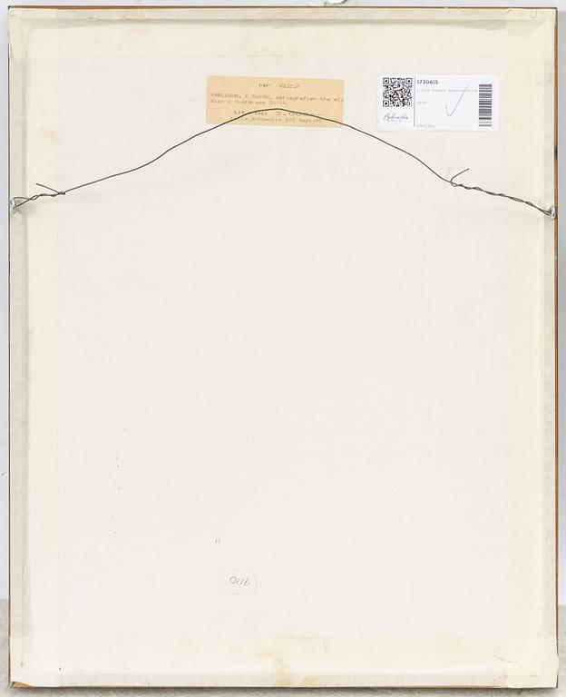 C Göran Karlsson, composition.