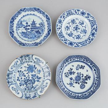 A group of export porcelain, Qing dynasty, 18/19th Century.