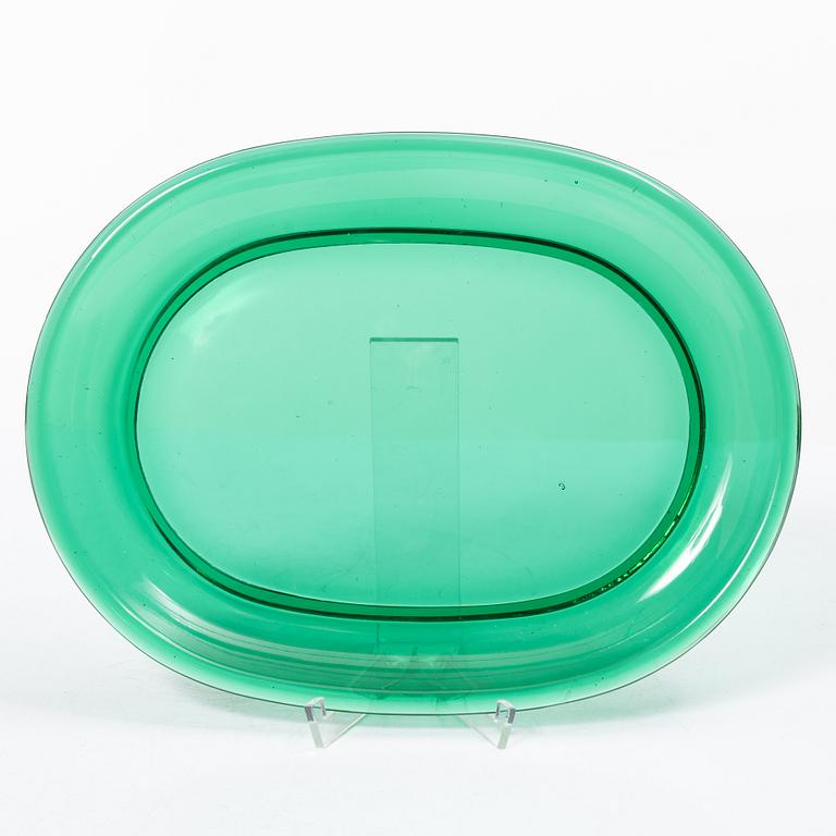 Josef Frank, Eleven lobster plates and eight bowls, Reijmyre/Gullaskruf for Svenskt Tenn, Sweden.