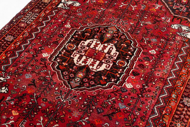 A rug, old, Qashqai, ca. 242 x 151 cm.