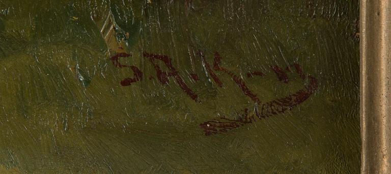 Sigfrid August Keinänen, Ranta ja laituri.