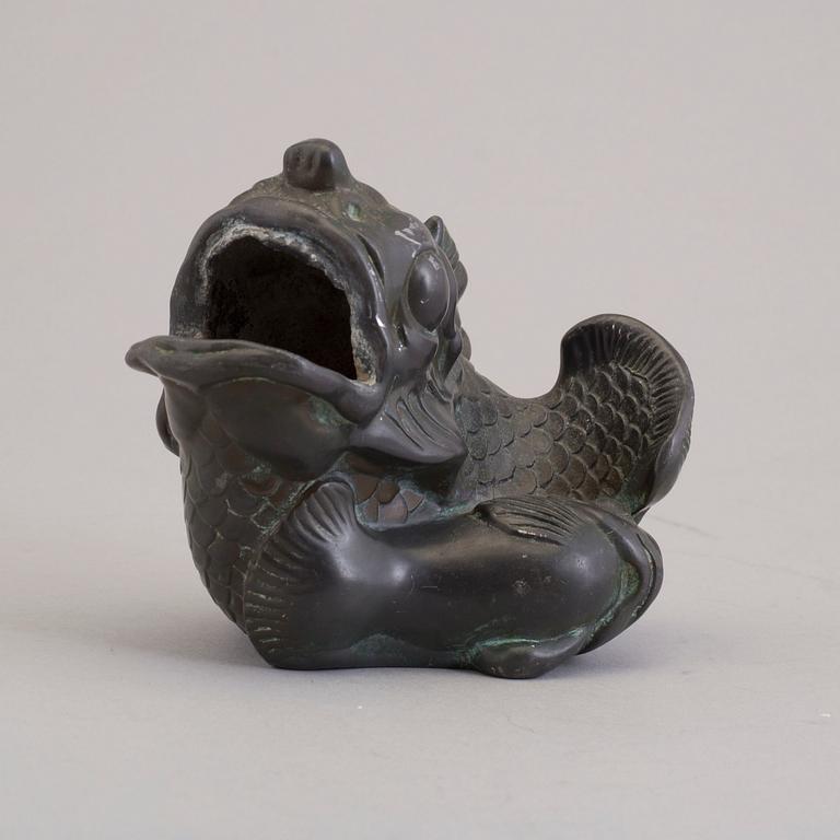 A broze vase / sculpture from Just Andersen, Denmark, mid 20th century.