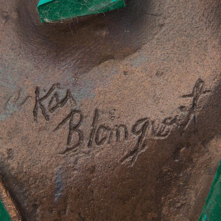 KAJ BLOMQVIST, vas, och fat, andra signerad Kaj Blomqvist.