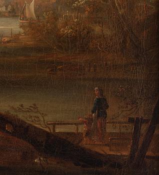 Johan Philip Korn, Landscape with figures.