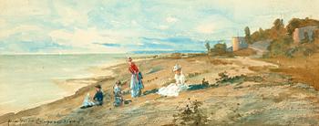 711. Anna Gardell-Ericson, Outing ouside the city walls of Visby.