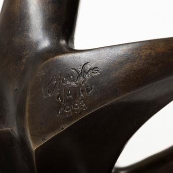 Stan Wys (Wysocki), skulptur, brons, ed 1/4, signerad.
