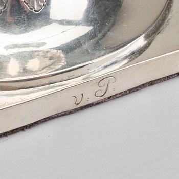 A COUPLE OF SILVER CANDLESTICKS, Braunschweig.