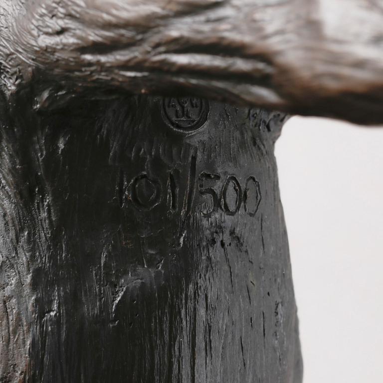 RICK LEWIS, skulptur, brons, numrerad 101/500.