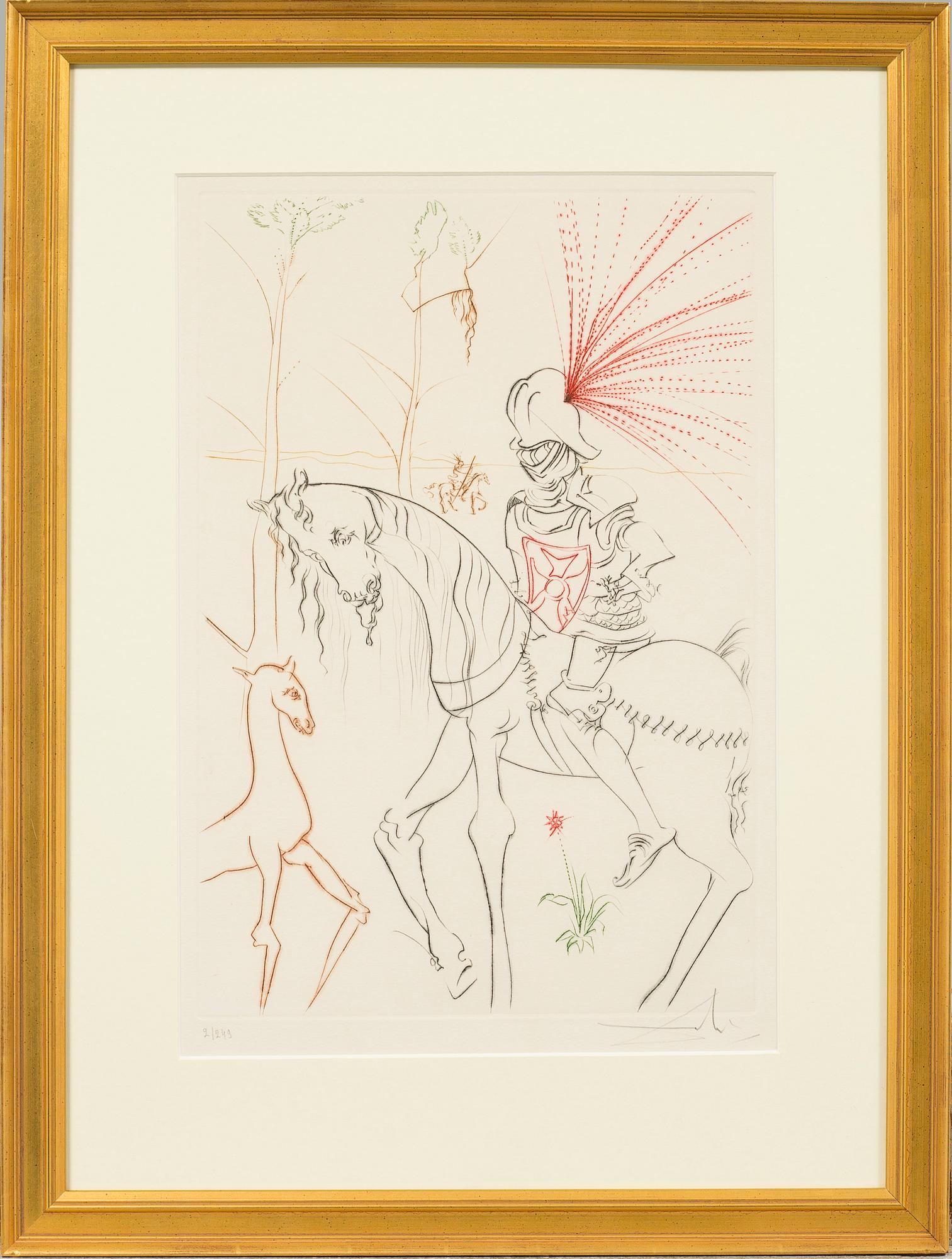 an etching, signed and numbered 2/249.