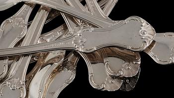 MATBESTICK, "Patricia", 62 delar, silver, ca 2100 g.