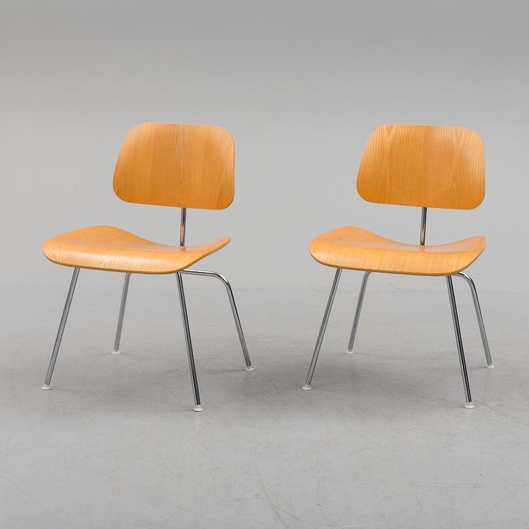 CHARLES & RAY EAMES, stolar, ett par, "DCM", Herman Miller, 2004.