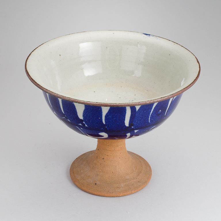 A stonewear bowl designed by Lisa Larson for Gustavsberg.