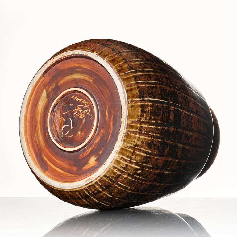 Carl-Harry Stålhane, a stoneware vase, Rörstrand, Sweden 1960s.