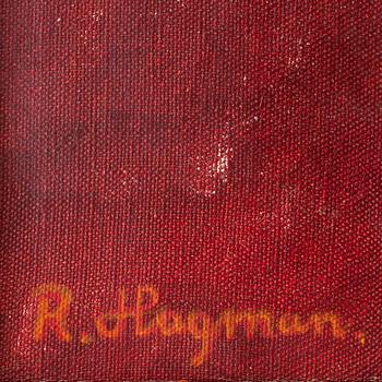 RUNE HAGMAN, olja på duk, sign.