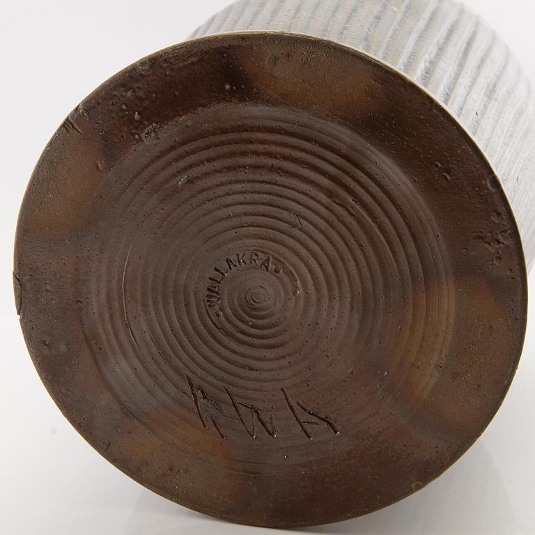 Arthur Andersson, floor vase, Vallåkra, stoneware, mid-20th century.