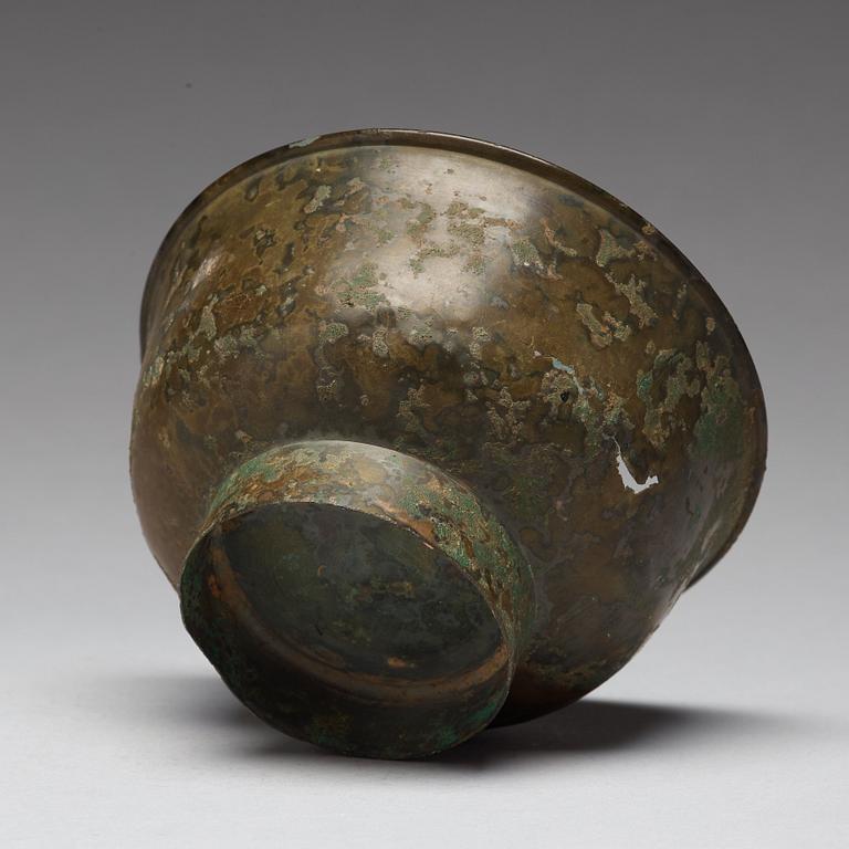 SKÅL, brons. Qingdynastin (1644-1912).