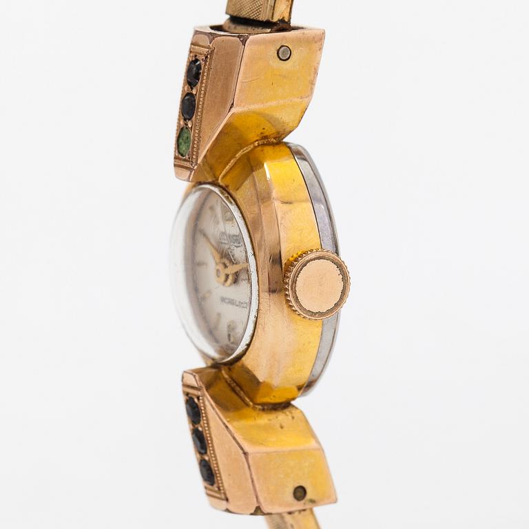 HY Moser, Incabloc, wristwatch, 15 mm.