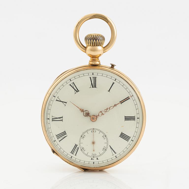 Fickur, 14K guld, 47 mm.