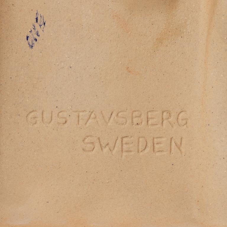Lisa Larson, a 'Flora' wall plaque, Gustavsberg.