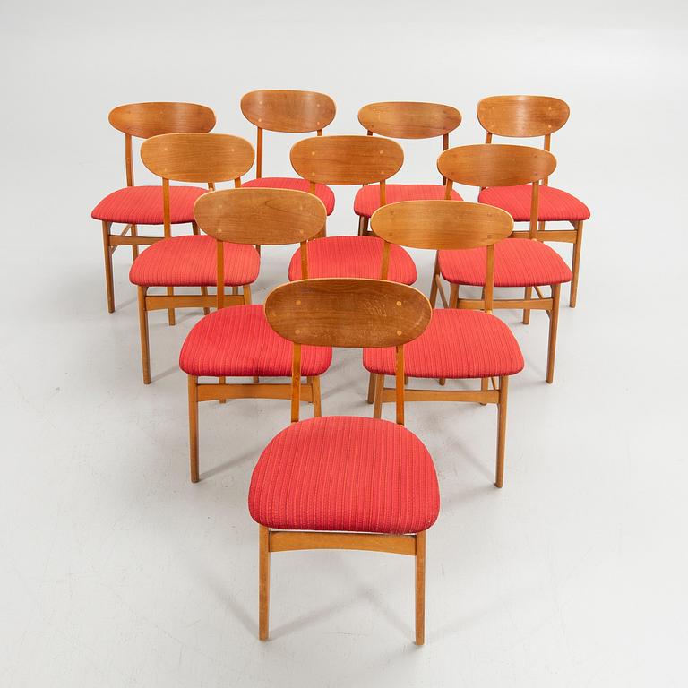Dining group, 11 pieces, 6+4 chairs, Ikea, model "Monaco".