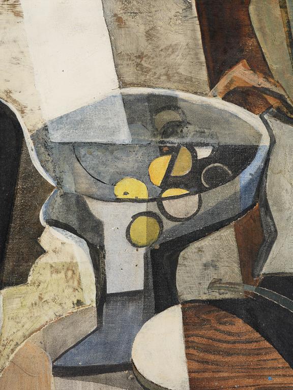 Gustav Mägi, Cubist still life.