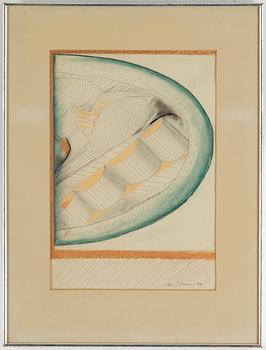 Sten Dunér, mixed media, signed and dated -67.