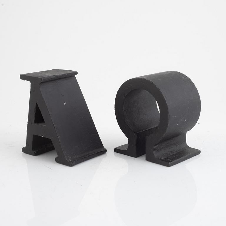 Josef Frank, 'Alfa Omega' bookends, Svenskt Tenn.