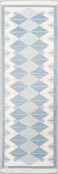 Rölakan rug, gallery signed BJ, approximately 255x87 cm.