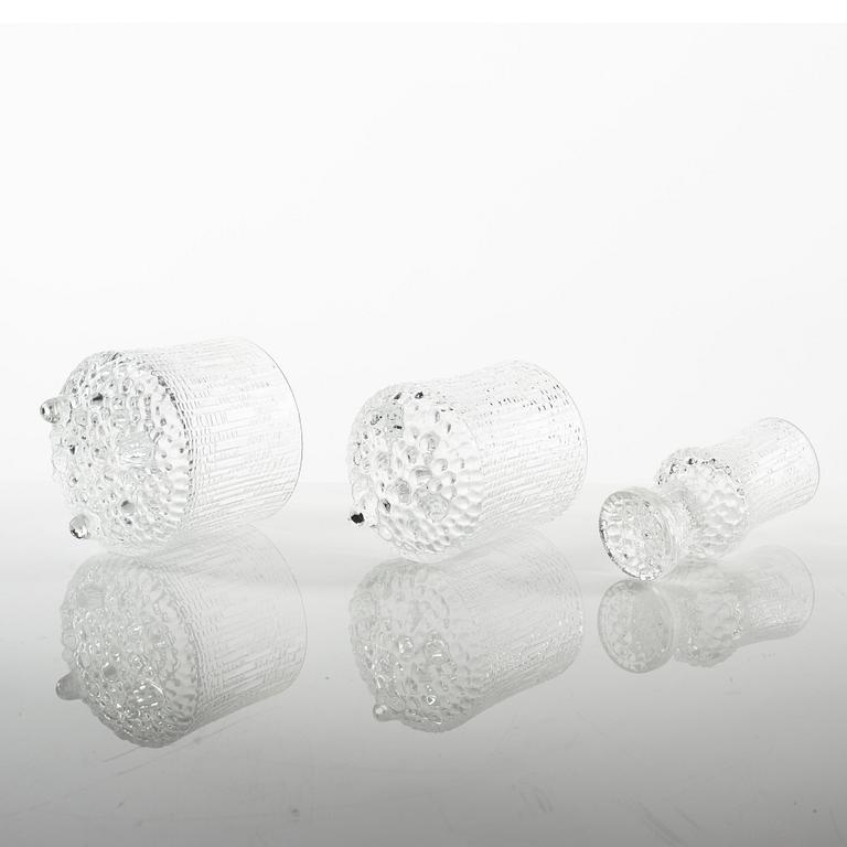 Tapio Wirkkala, 'Ultima Thule' glasses, Iittala (31 pieces).
