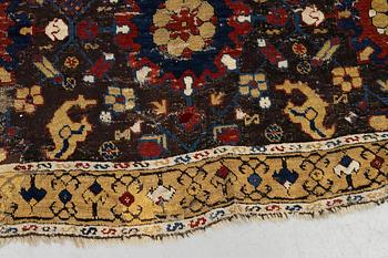 A carpet, fragment, an antique Karabagh 18th century, ca 293-300,5 x 202,5-205,5 cm.