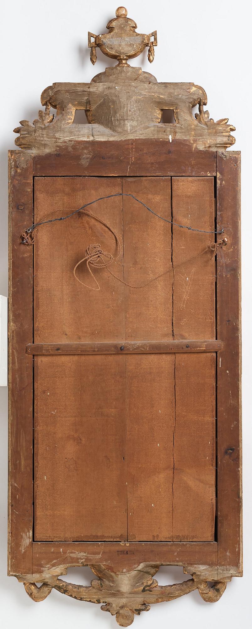 SPEGEL, av Johan Åkerblad (mästare i Stockholm 1758-1799), gustaviansk.