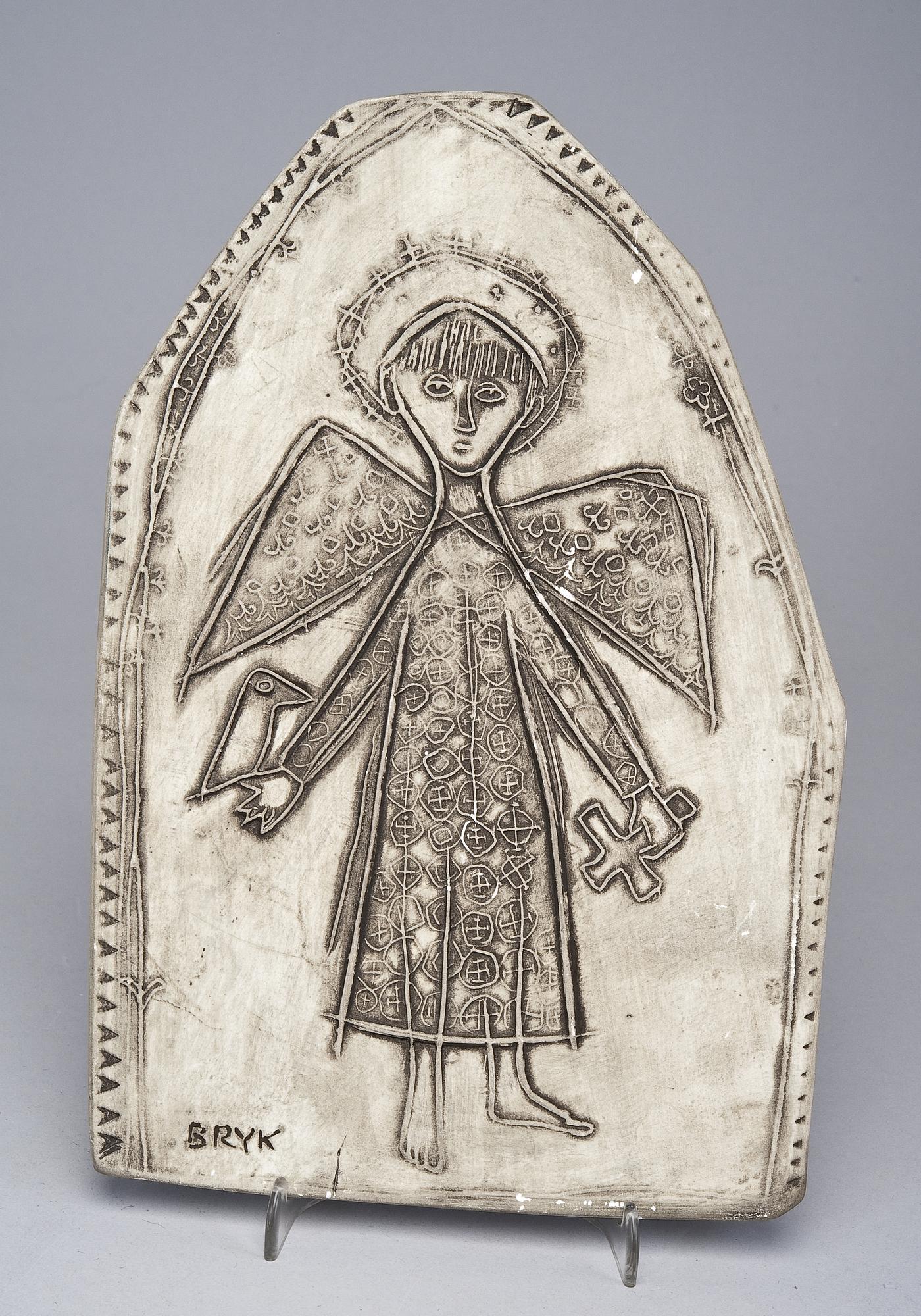 Rut Bryk, A CERAMIC WALL RELIEF.