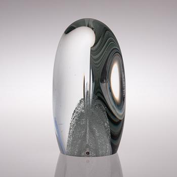 TIMO SARPANEVA, A GLASS SCULPTURE. Claritas. Signed Timo Sarpaneva, Iittala 1984 C 971.