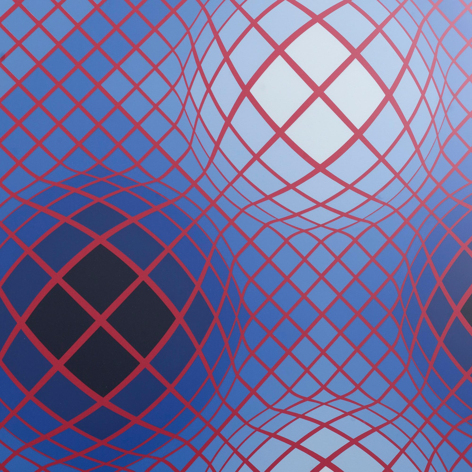 Victor Vasarely, serigraph in colours singed and numbered 210/250.