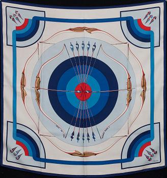 HERMÈS, "Arcs en Ciel", scarf.