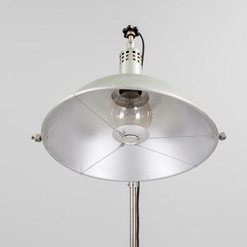 A German metal floor light from the mid 20th century.
