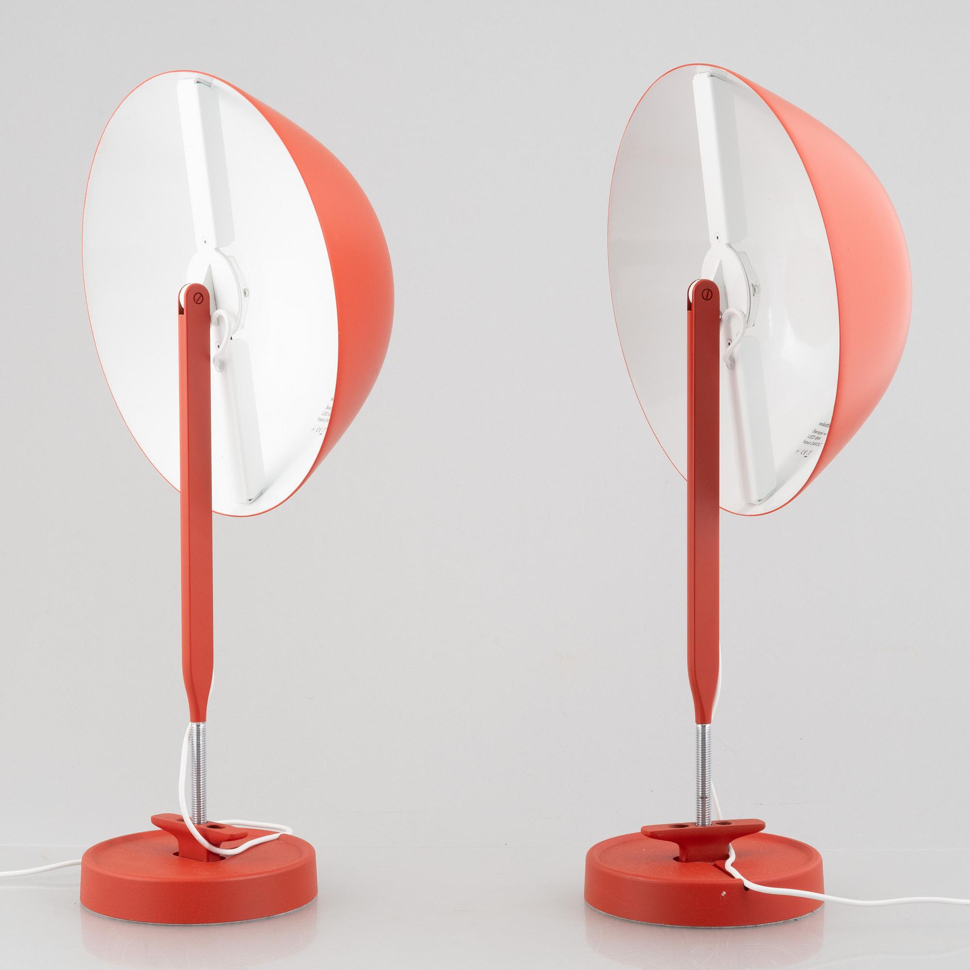 Inga Sempé, bordslampor, ett par, "Sempé W103", Wästberg.